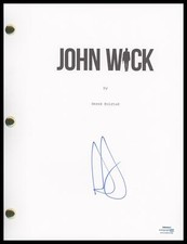 Alfie Allen "John Wick" AUTOGRAPH Signed Full Complete Script Screenplay ACOA