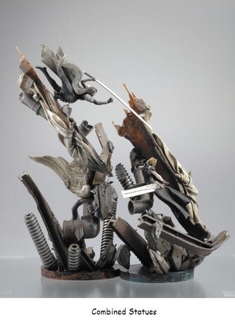 VERY RARE SET** Final Fantasy 7 Advent Children Cloud vs Sephiroth