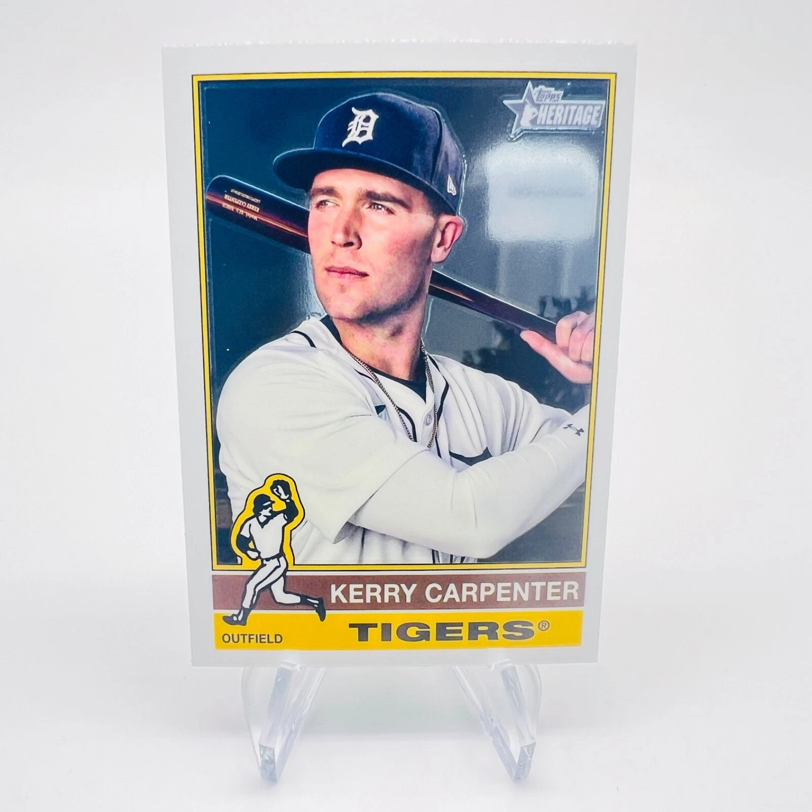 2025 Topps Heritage #226 KERRY CARPENTER Detroit Tigers CHROME Parallel