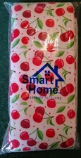 NEW Smart Home Essentials 7pc Set Kitchen Towels Dish Cloth Dry Mat RED Cherries