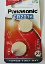 Panasonic 2016 Batteries 3V Lithium Coin Cell Battery CR2016 -BUY MORE PAY LESS!