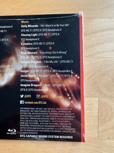 DTS Demo Disc 2016 CES 2016 Boy Ray Sealed New - Picture 4 of 8