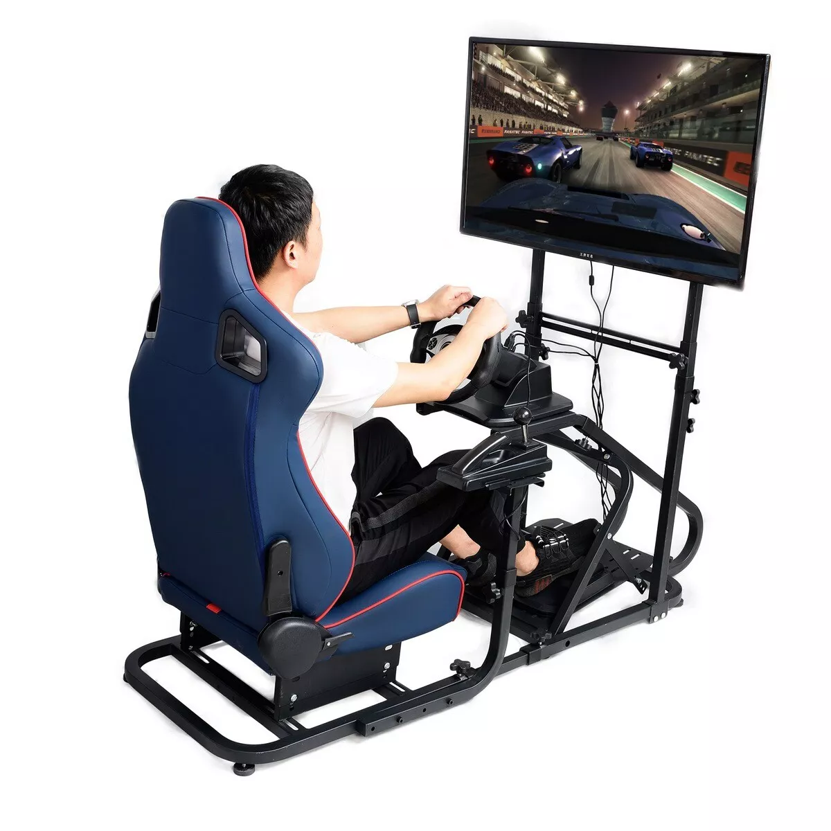 Minneer PRO Racing Wheel Stand Height Adjustable with Shifter Upgrade for  Logitech G25,G27,G29,G920,G923,Thrustmaster TMX, T80, Gaming Steering  Simulator Cockpit Wheel and Pedals Not Included 