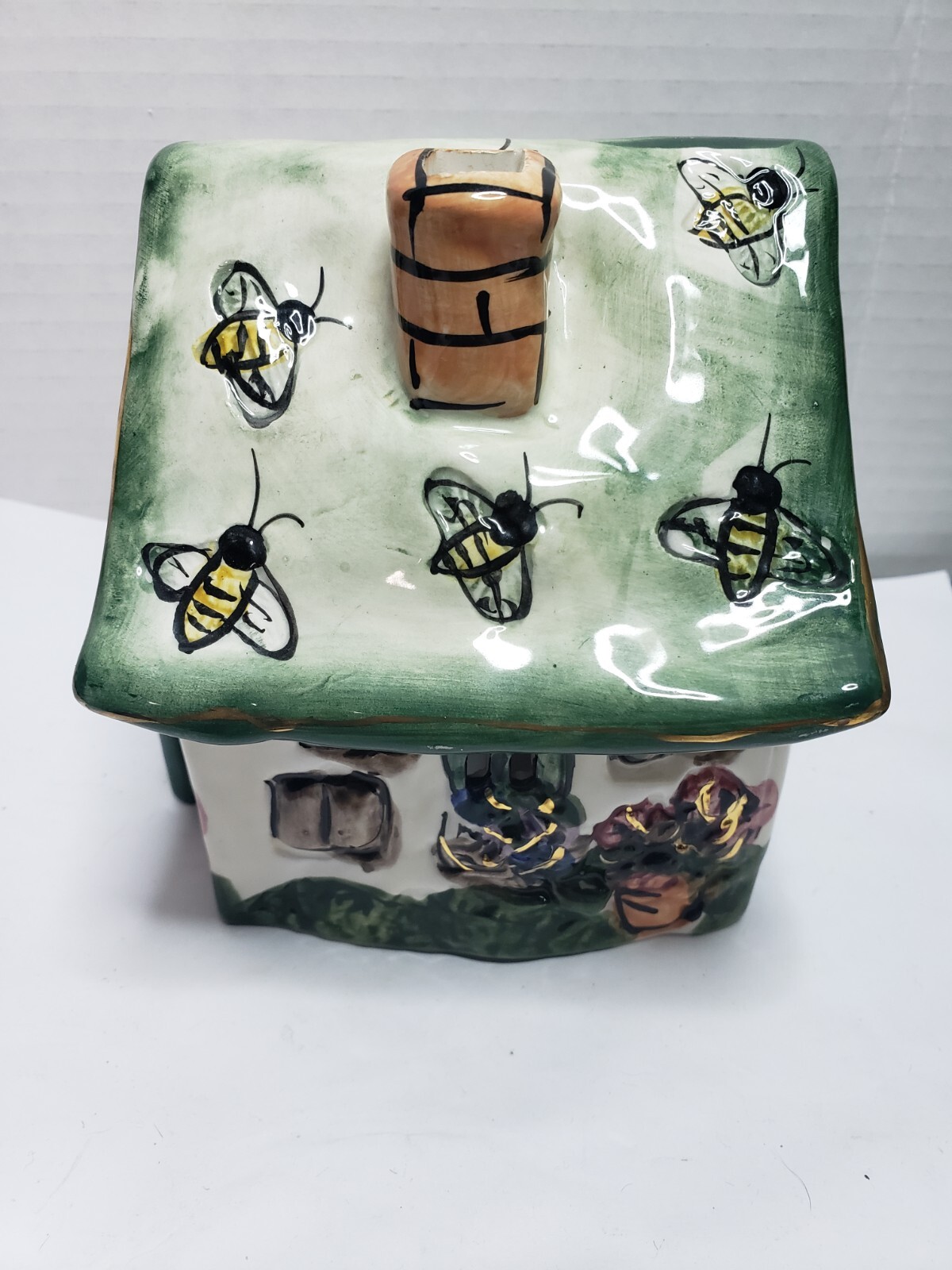 Blue Sky Clayworks Whimsical Cottage Tea Light Candle House