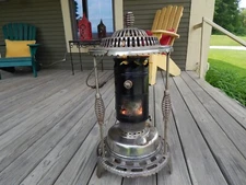 c.1880 Albany Hardware & Iron Co BEAUTY ornate KEROSENE SPACE HEATER Unusual
