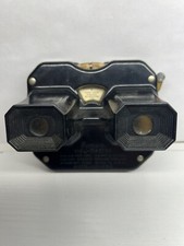 Vintage Sawyers ViewMaster 3D Viewer Bakelite Black 1950s Stereoscope in box