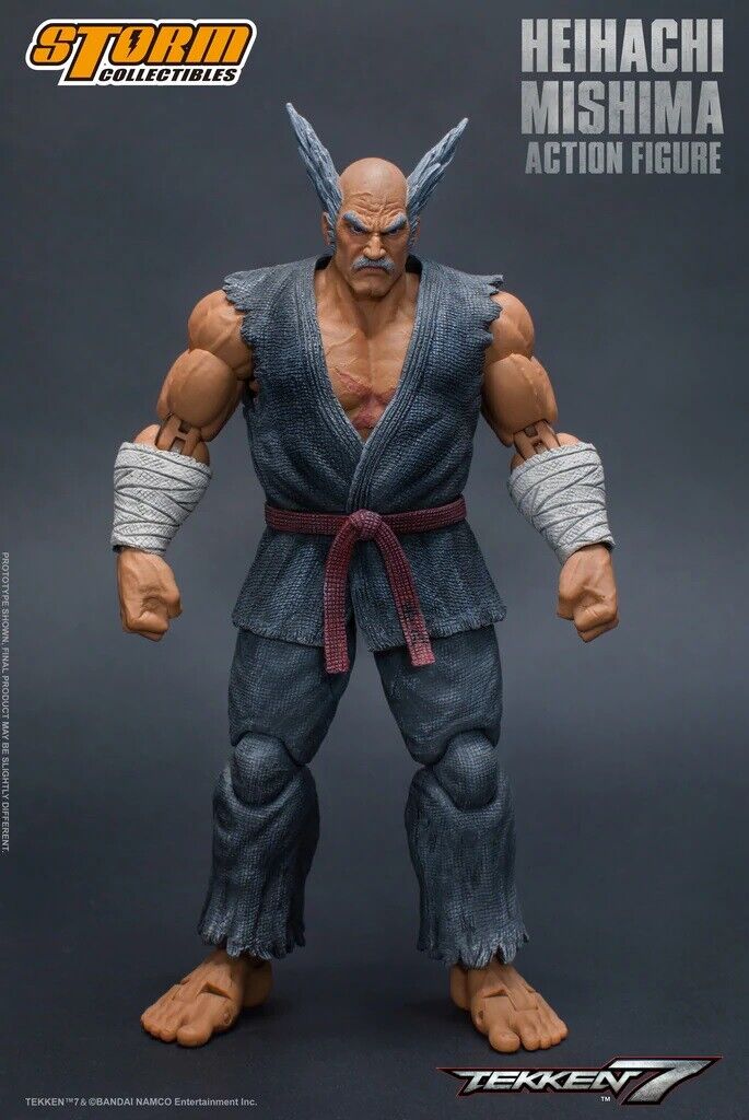 In Stock Storm TOYS Tekken 7 TK7 HEIHACHI MISHIMA KAZUYA MISHIMA JIN KAZAMA  PAUL ARMOR KING Super-movable Model Toys