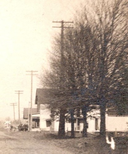 NIOBE, NEW YORK : MAIN STREET : DIRT ROAD SCENE : RESIDENTIAL : RPPC : 1911 - Picture 4 of 5