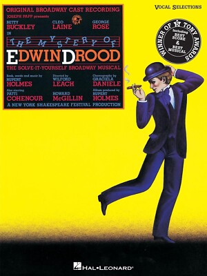 THE MYSTERY OF EDWIN DROOD VOCAL SELECTIONS MUSIC BOOK BROADWAY PIANO/VOICE NEW