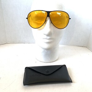yellow frame aviator sunglasses
