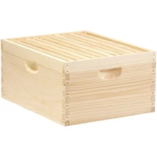 Miller Mfg Little Giant 10-Frame Deep Hive Body Beehive Body w/ Frames