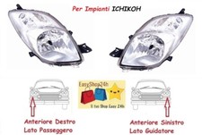 SET 2 FARO FANALE PROIETTORE ANTERIORE DX SX PER TOYOTA YARIS 06 08 MOD ICHIKOH