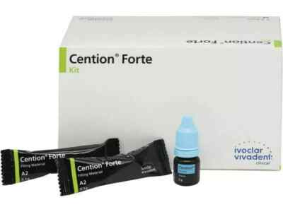 Ivoclar Vivadent Cention Forte Dual Curing Resin Restorative 50 Capsules Dental