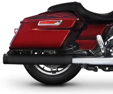 Rinehart Racing DBX40 4″ Slip-On Mufflers Black w/ Black End Caps - 500-0163