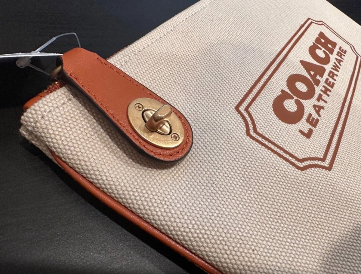 Coach canvas pouch new arrivals
