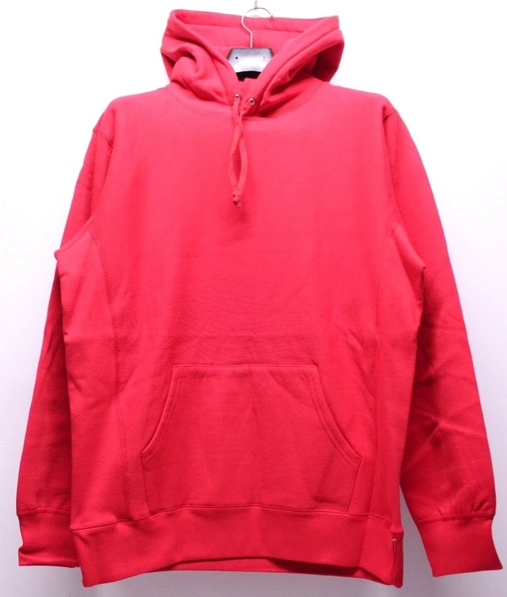 Felpa con cappuccio rossa Supreme Pure Fear limitata da uomo taglia XLarge 34436 nuova