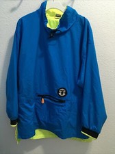 VINTAGE Ocean Pacific OP Tech Windbreaker Mens Blue Sz M