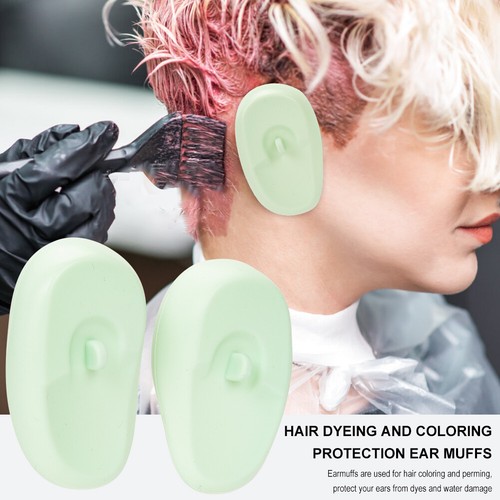 Silicone Ear Shower Caps Hightlight for Hair Dye Shower Colouring