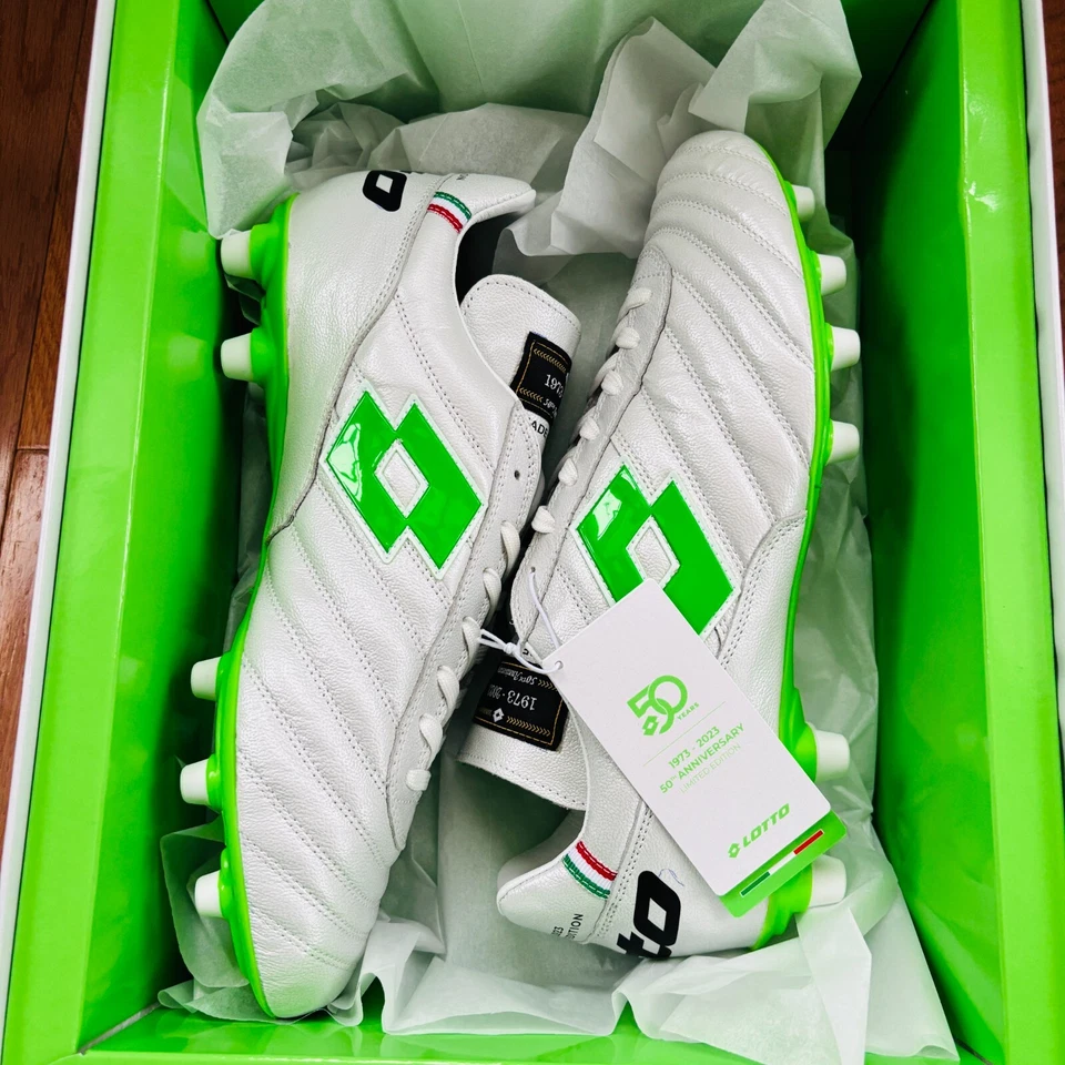 Botines de fútbol Lotto Stadio OG Icons 50 años aniversario edición limitada para hombre 9 Italia Foto 3 de 4