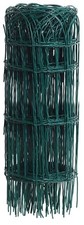 Dekoratives Blumenbeetnetz, PVC-beschichtet, 0,4 x 10 m, gr&uuml;n, Maschenweite 150