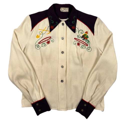 VTG 40-50s Gold Miner Western Shirt