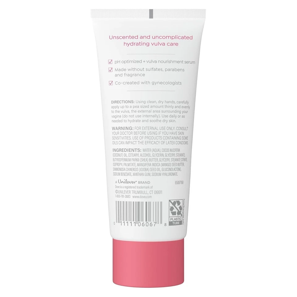 Dove Ultra Gentle Balm Intimate Balm for dry intimate skin 3 OZ - Изображение 2 из 4