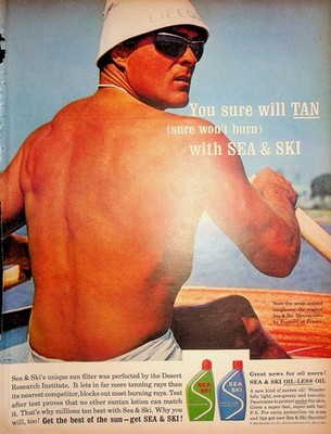 Original 1963 Vintage Print Ad: Sea & Ski Spectaculars by Renauld of France
