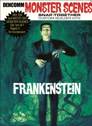 Monster Scenes Frankenstein  Model Kit Dencomm Reissue Aurora Model Preorder!