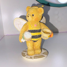 Cherished Teddies Bea "Bee" My Friend Bear Figurine Resin Hand Painted 1995