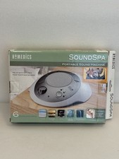 HoMedics Sound Spa White Noise Machine 6 Relaxation Sounds White SS-2000