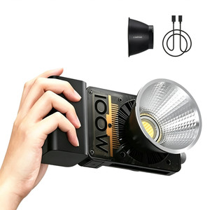 Zhiyun CX100 100W Bi‑Color LED Videoleuchte leichtes Fotolicht+Softball Diffusor