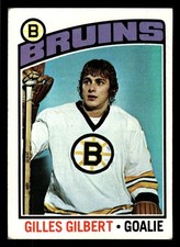 1976-77 Topps Gilles Gilbert #255 - Boston Bruins - VG