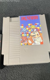 Dr. Mario Nintendo NES Game Cartridge with Dust Sleeve