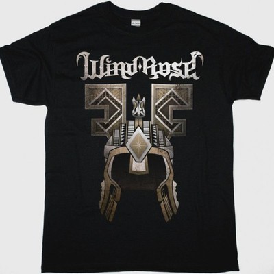 Wind Rose Gates Of Ekrund Black T-Shirt