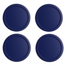 Replacement Lids fits Pyrex 4-Cup Round Glass Cover for 7201-PC Navy 4 Pack