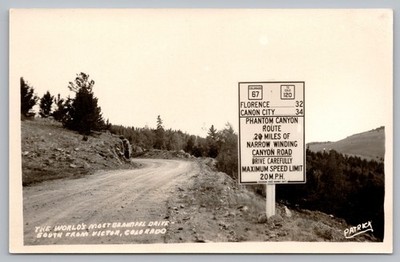 RPPC - Victor, Colorado - Phantom Canyon Route - 1950s, Patrick Photo (Q65)