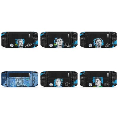 MAN CITY FC GRAFFITI-SAMMLUNG VON MURWALLS VINYL SKIN DECAL FOR LENOVO LEGION GO