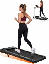 Superun Walking Pad with 6 Incline, Under Desk Treadmill for Home Office, 3 in