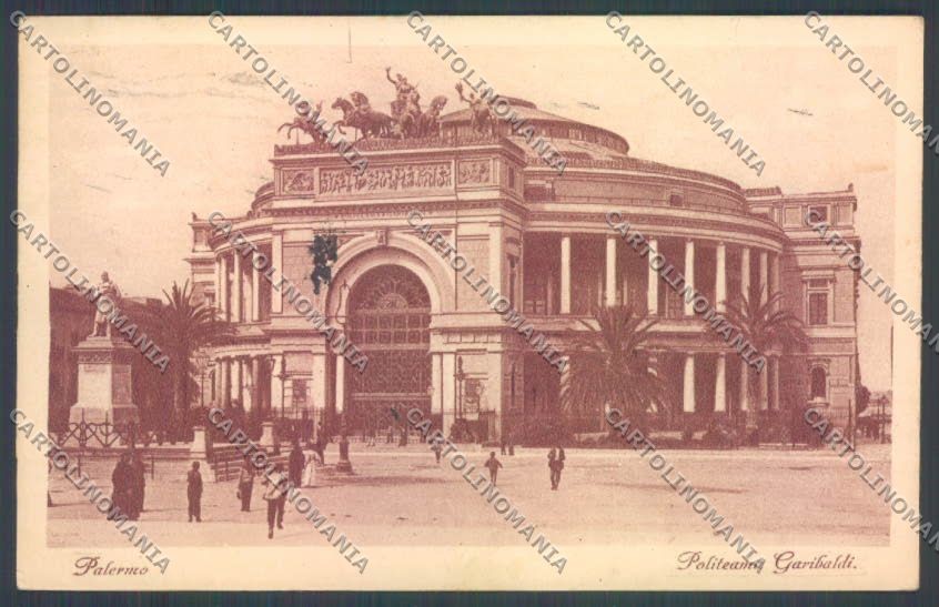 Palermo Città Politeama cartolina ZT7804