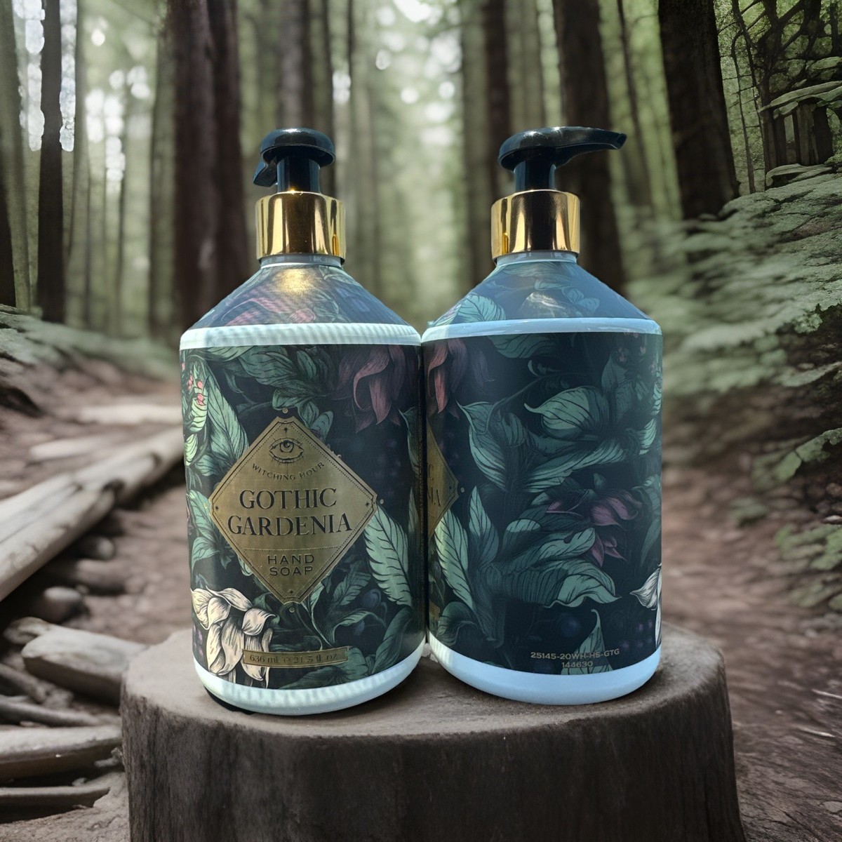 2 PACK 🥀GOTHIC GARDENIA 🥀HAND SOAP ~🧙WITCHING HOUR ~HOME & BODY