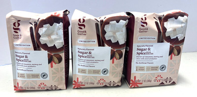 3 Good & Gather Ltd Ed. Sugar & Spice Light Roast Ground Coffee 12 oz BB 10/2026
