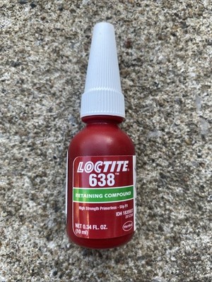 1835937 Loctite 638 High Strength Retaining Compound 10ml