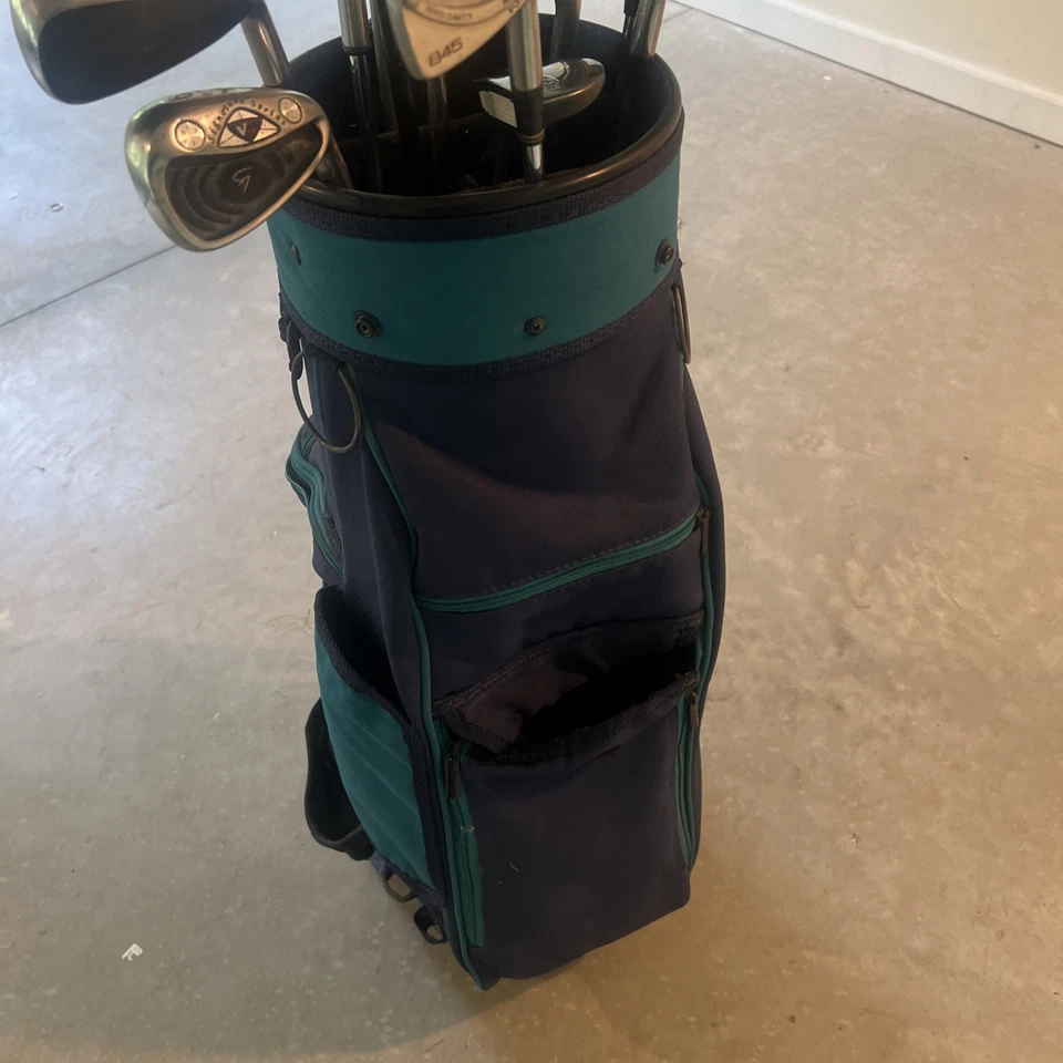 Nicklaus V-18 Signature Series -5-9;P;S;P & 3 Woods & Ping Putter & 4 Iron + Bag - Image 4 of 4