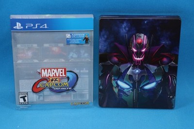 PS4 PLAYSTATION 4 MARVEL VS CAPCOM INFINITE DELUXE EDITION STEELBOOK + SLIPCOVER