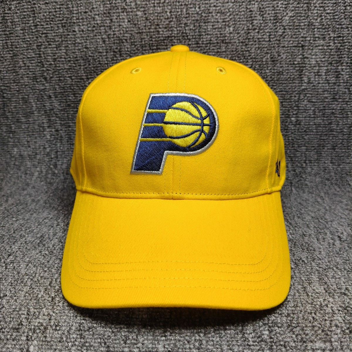 '47 Brand Indiana Pacers Dad Hat Strapback Yellow One Size NBA Cap