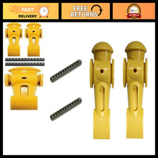 Counter Balanced Yellow Foosball Men - Tornado 2 Replacement Players Set