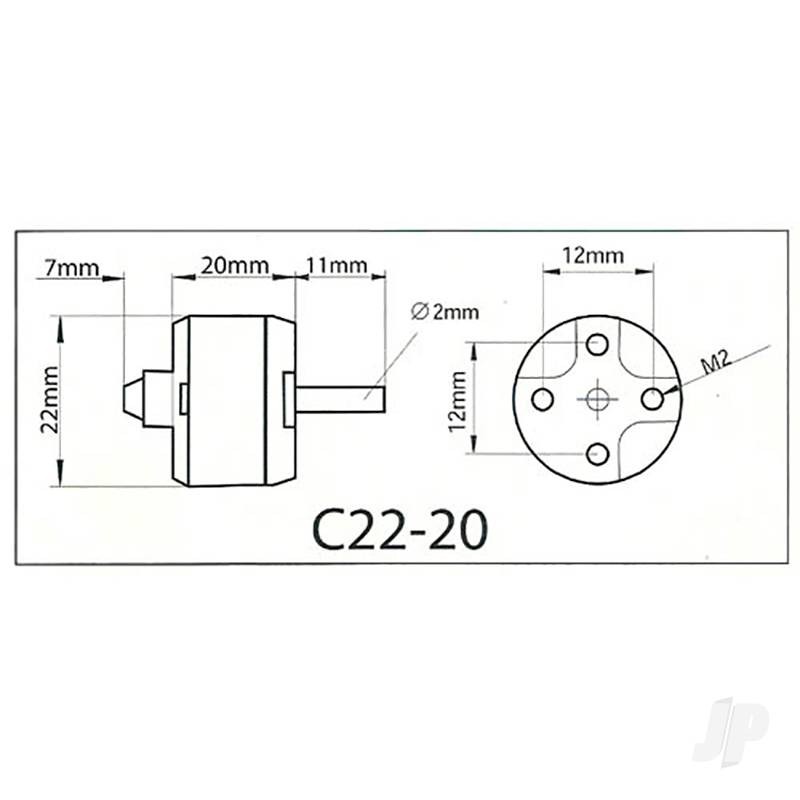 Multiplex ROXXY BL Outrunner (C22-20-20) Brushless Electric Motor