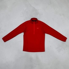 Arc'teryx Delta LT Zip Neck Polartec Fleece Lightweight Red Size M Men