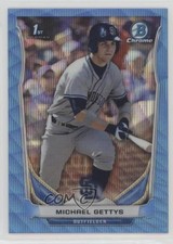 2014 Bowman Draft Chrome Blue Wave Refractor Michael Gettys #CDP49 uk2