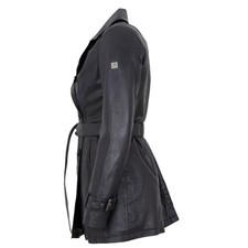 In Größe 40 Jacken, Mäntel Westen im Trenchcoat-Stil aus Leder